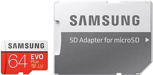 Карта памяти MicroSDXC Samsung EVO Plus 64 GB